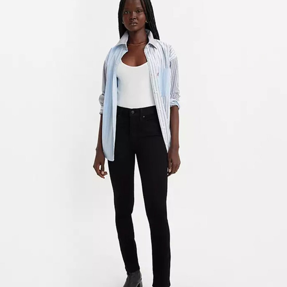 NWOT Levi's Black Label Skinny Shaping Skinny Jeans 29 in Black